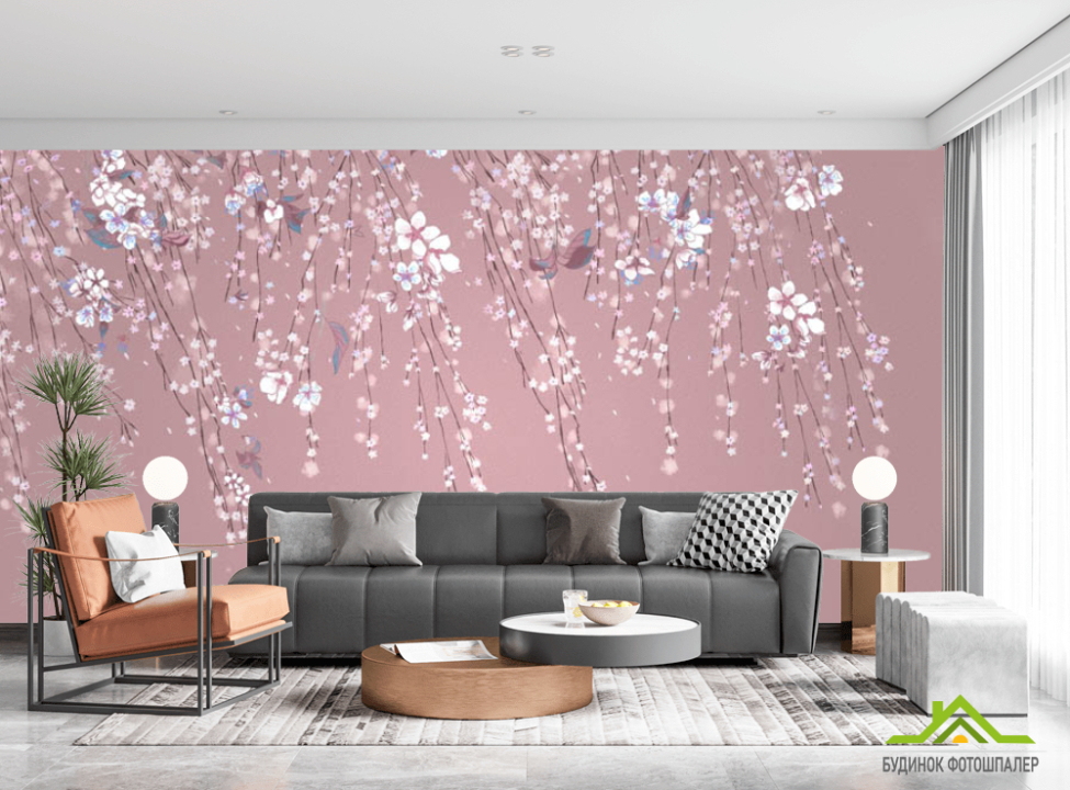 выбрать Фотообои цветущие ветки Фотообои разные на стену