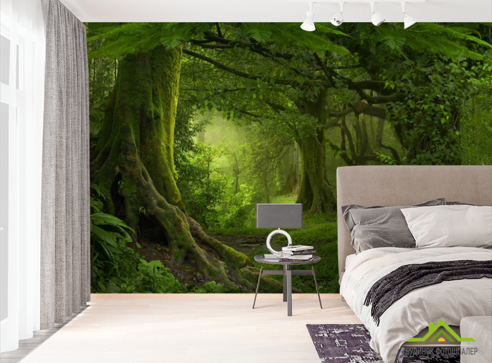 выбрать Фотошпалери зелений ліс Фотошпалери Природа на стіну