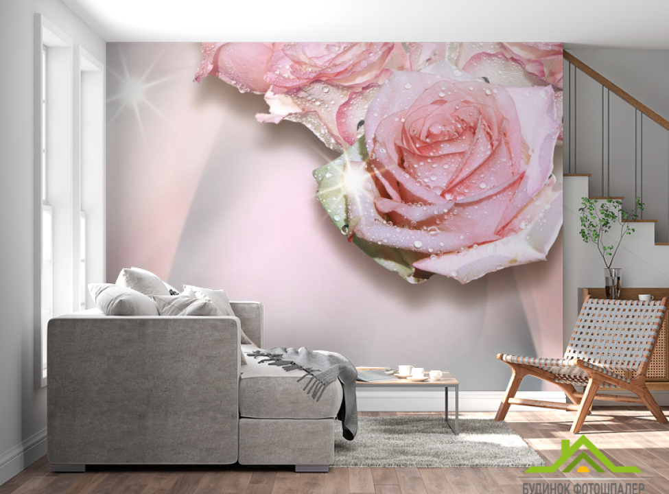 выбрать Фотообои 3д розы Фотообои Цветы на стену