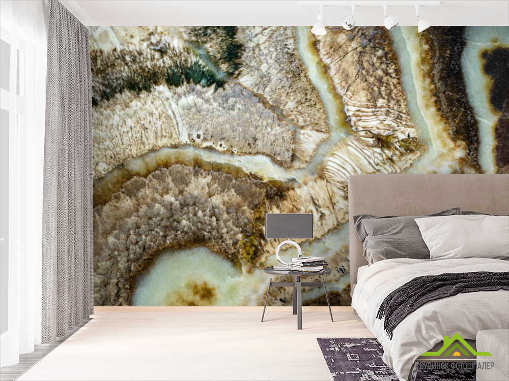 Фотошпалери Текстура флюїду в розрізі