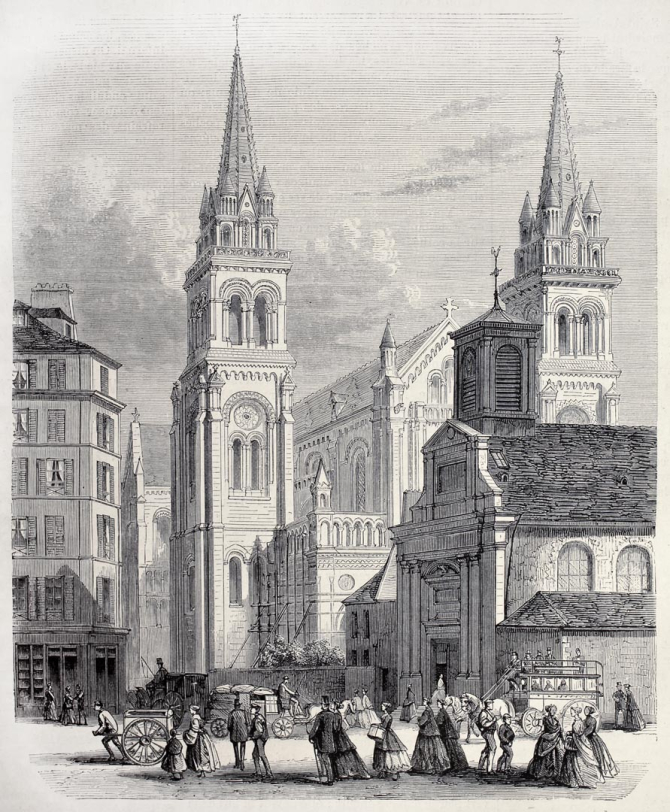 Фотошпалери гравюра старе місто