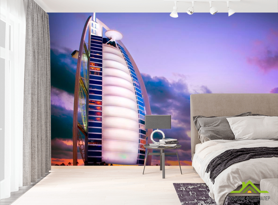 выбрать Фотошпалери Готель парус, Дубаї Фотошпалери Архітектура на стіну