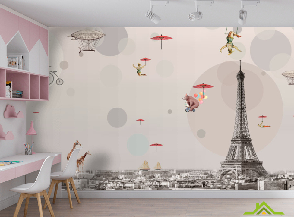 выбрать Фотообои Париж Фотообои Little kids на стену