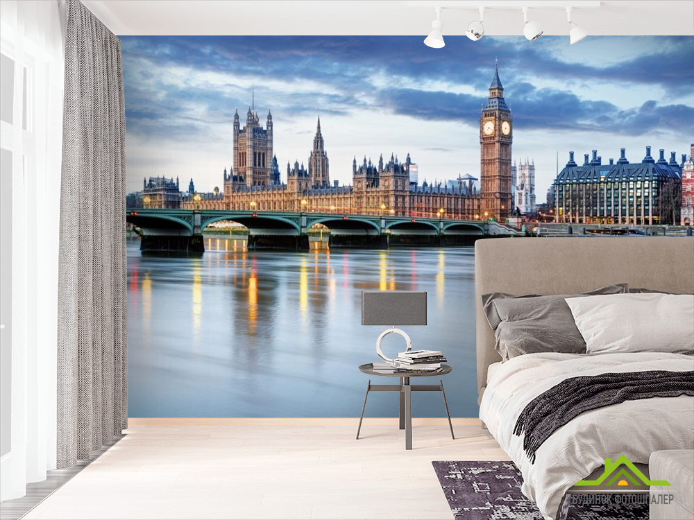 Фотообои Лондон сепия