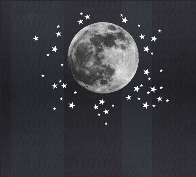 Фотообои Луна со звездами
