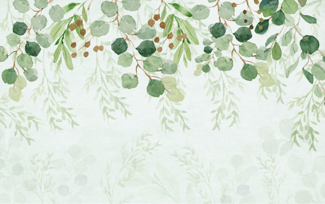 Фотошпалери гілочки тропічні