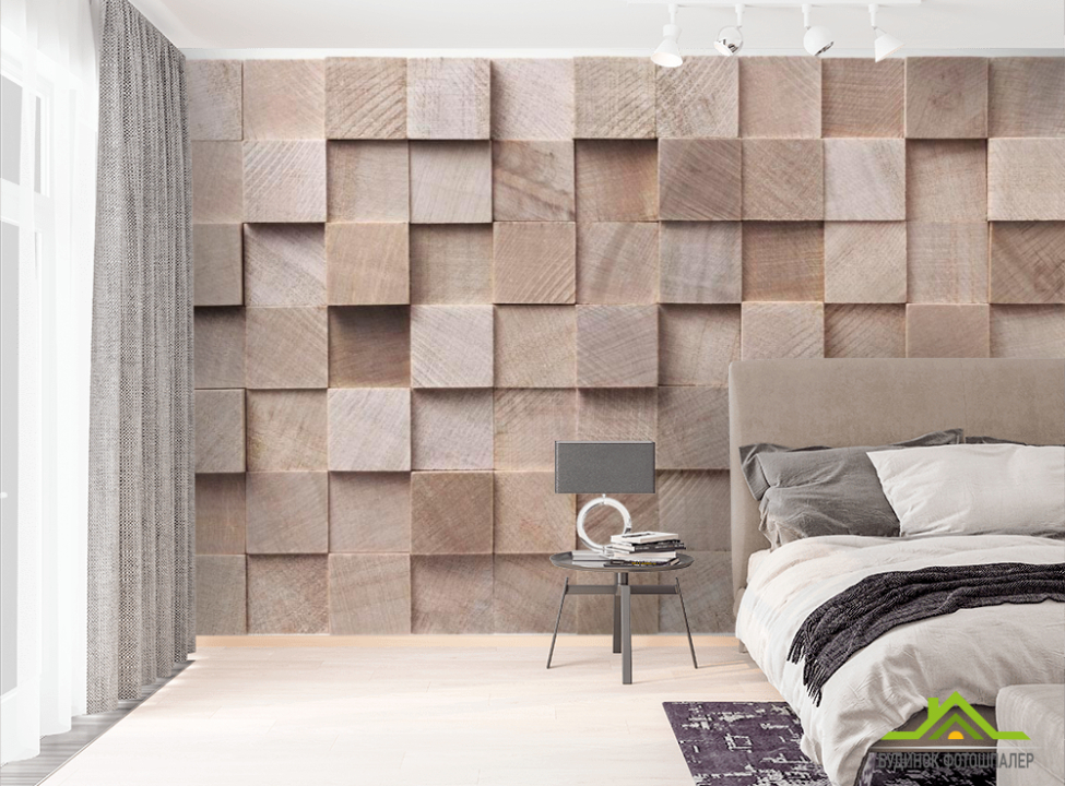 выбрать Фотошпалери 3D брус Фотошпалери 3Д на стіну