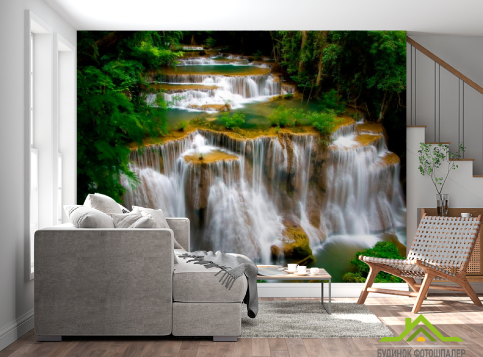 выбрать Фотошпалери Музикальний водоспад Фотошпалери Водоспад на стіну