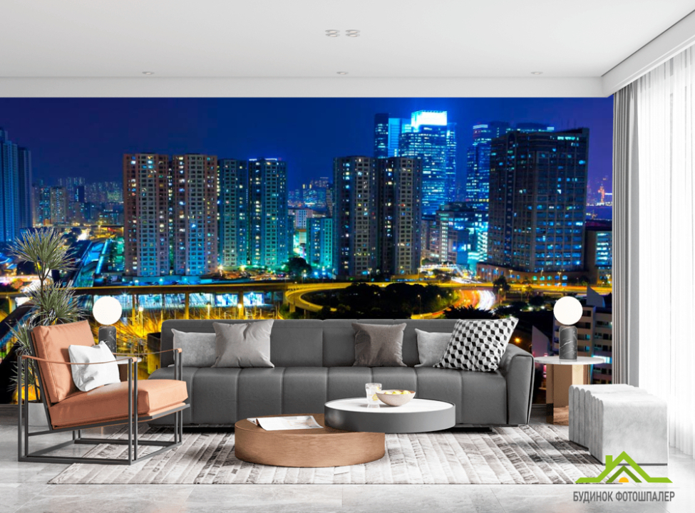 выбрать Фотошпалери Яркая развязка город Фотошпалери Місто на стіну