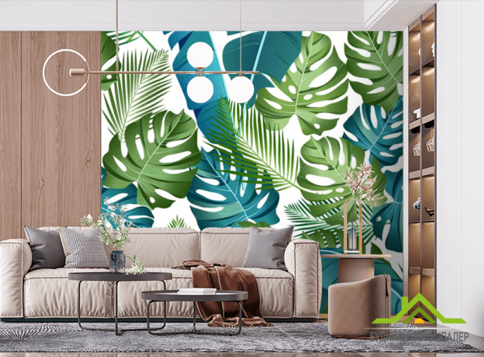 выбрать Фотошпалери тропічні листя Фотошпалери різні на стіну
