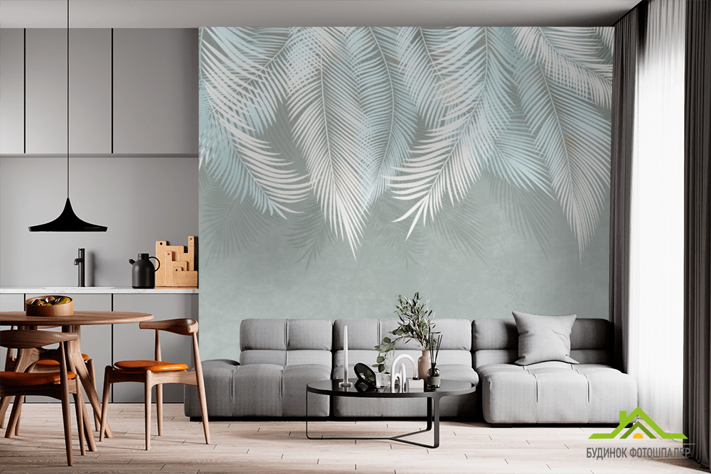 Фотошпалери Графічні пальмове листя