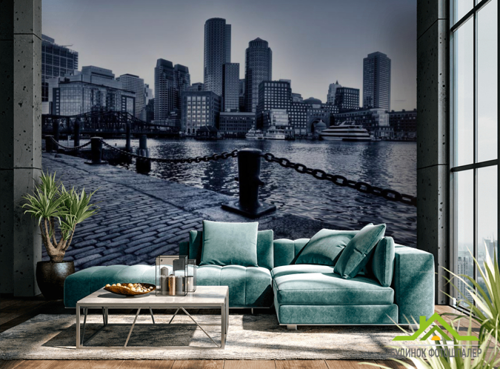 выбрать Фотообои Причал в Чикаго Фотообои Город на стену