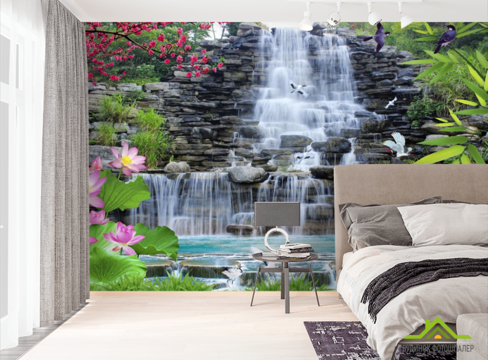 выбрать Фотошпалери Кам'яний водоспад Фотошпалери Природа на стіну