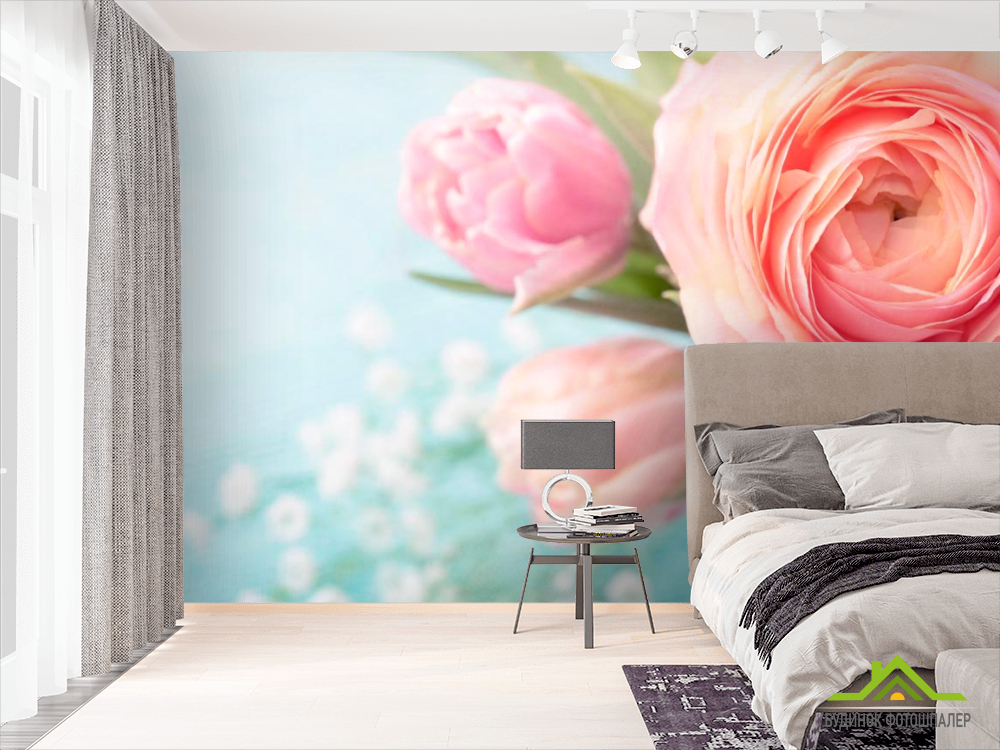 Фотообои Нежный пион
