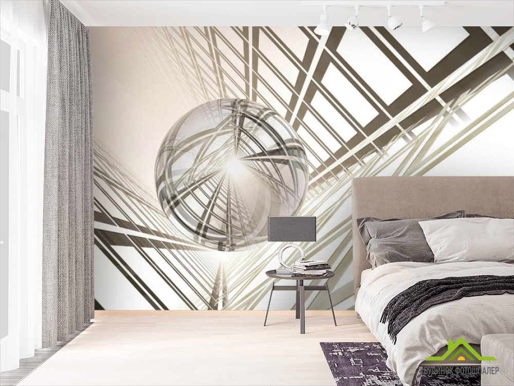 Фотошпалери 3D куля