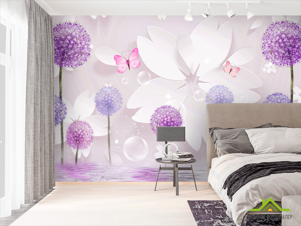 Фотошпалери Фреска ставок з павичем