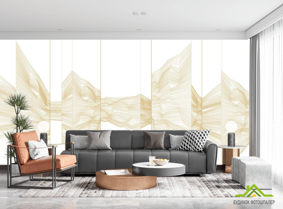 выбрать Фотошпалери лінії Фотообої по стилю на стіну