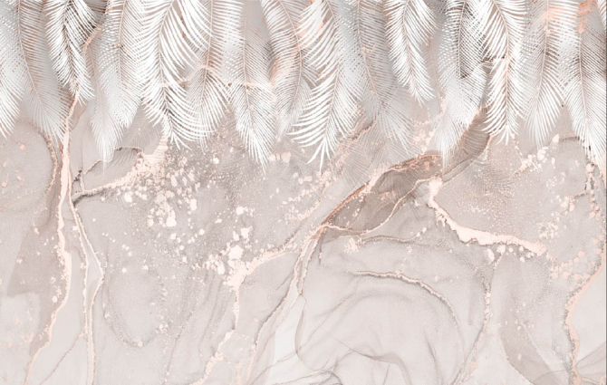 Фотошпалери флюїд і листя