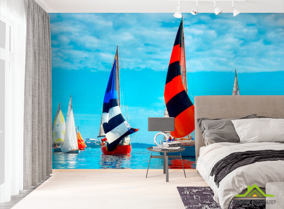 выбрать Фотообои Разноцветные паруса Фотообои Корабли на стену
