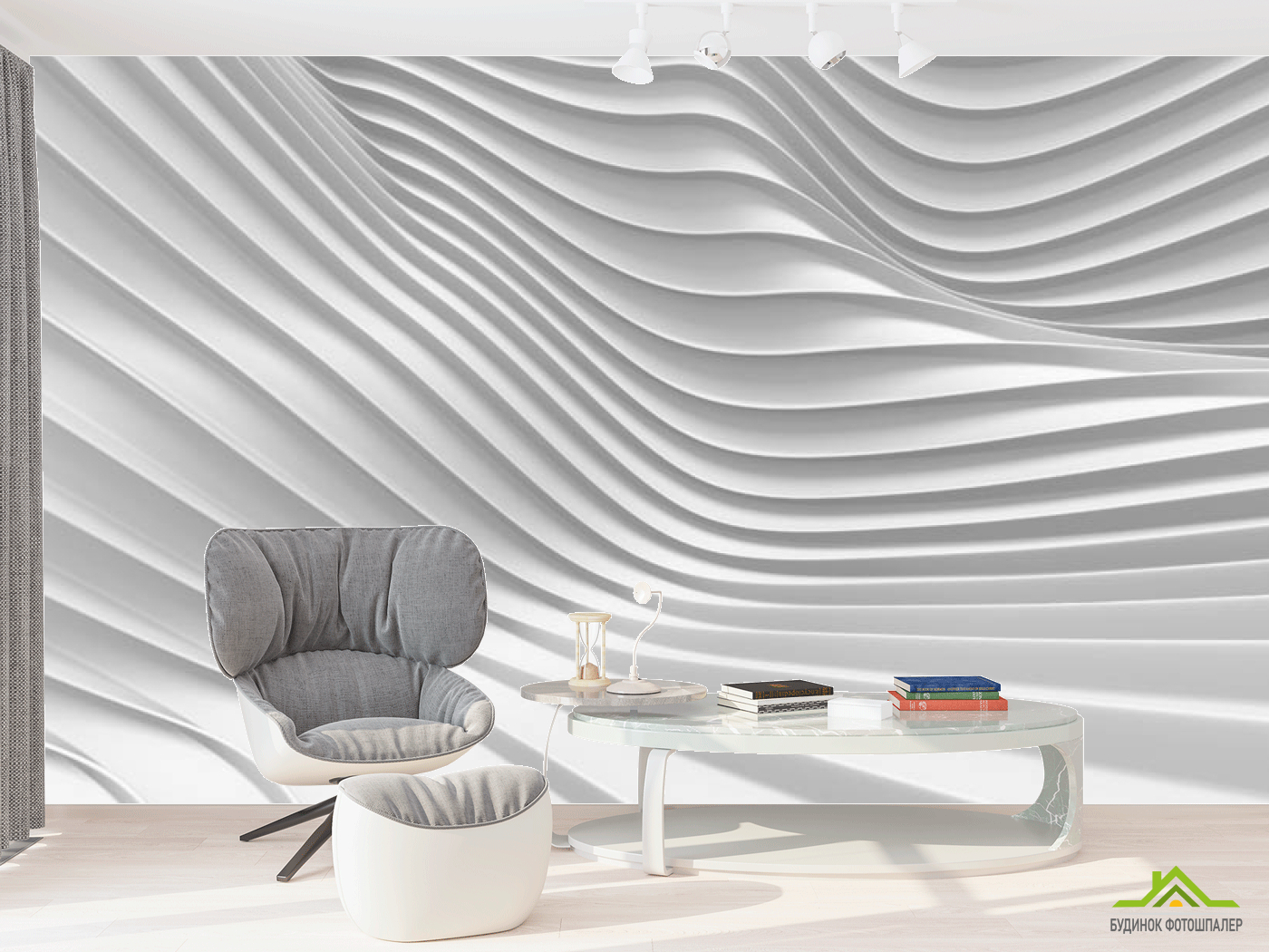 Фотообои Серая абстракция