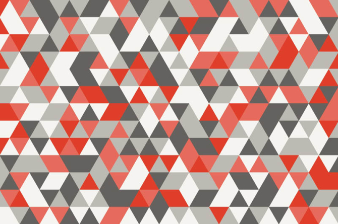 Фотошпалери червоні трикутники