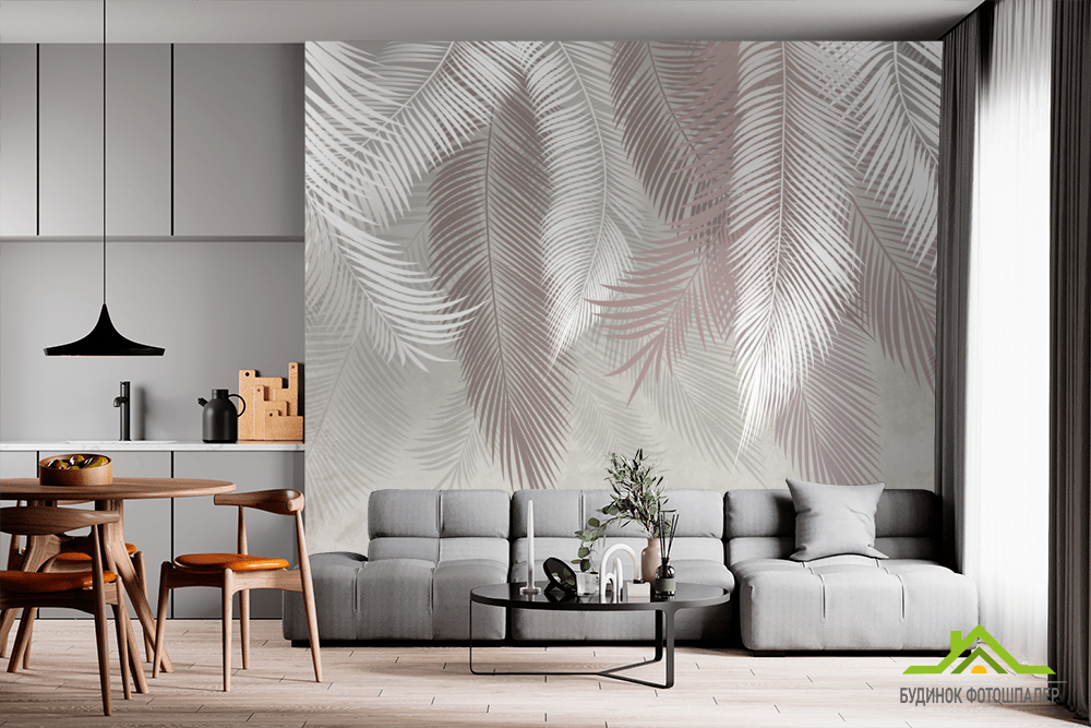 Фотошпалери Графічні пальмове листя