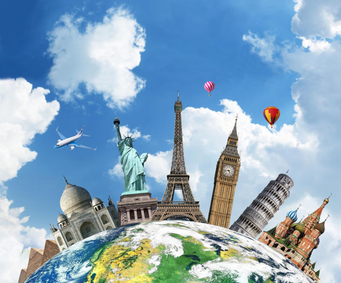 Фотообои знаменитые города планеты