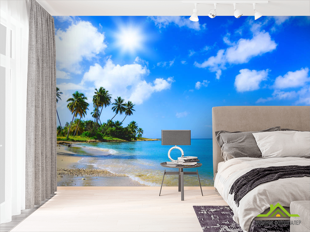 Фотошпалери Море і пальми