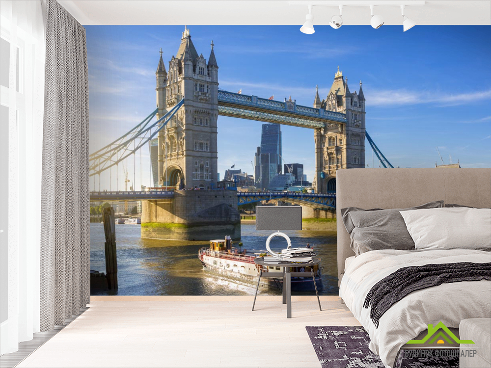 Фотошпалери пароплав у Лондонського мосту