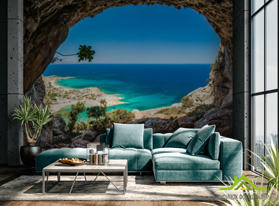 выбрать Фотообои Вид на море Фотообои Расширяющие пространство на стену