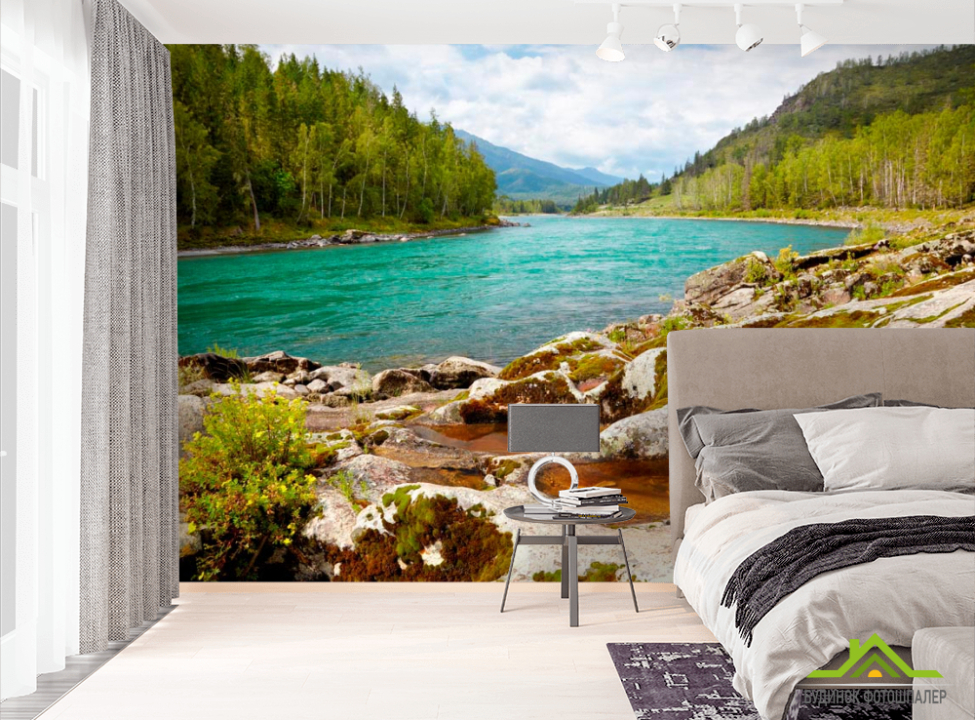 выбрать Фотообои Странный берег, горы Фотообои Природа на стену