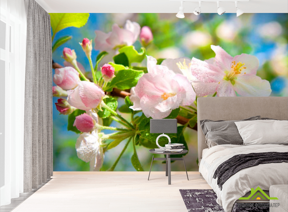выбрать Фотошпалери Цвіте шипшина Фотошпалери Квіти на стіну