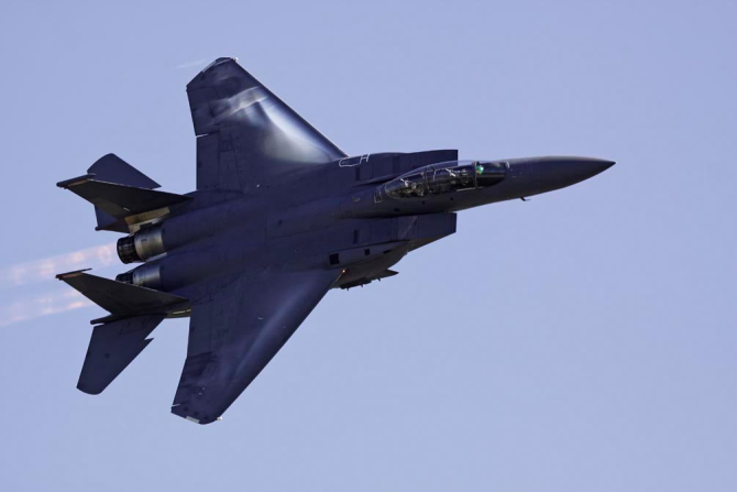 Фотошпалери Винищувач в небі