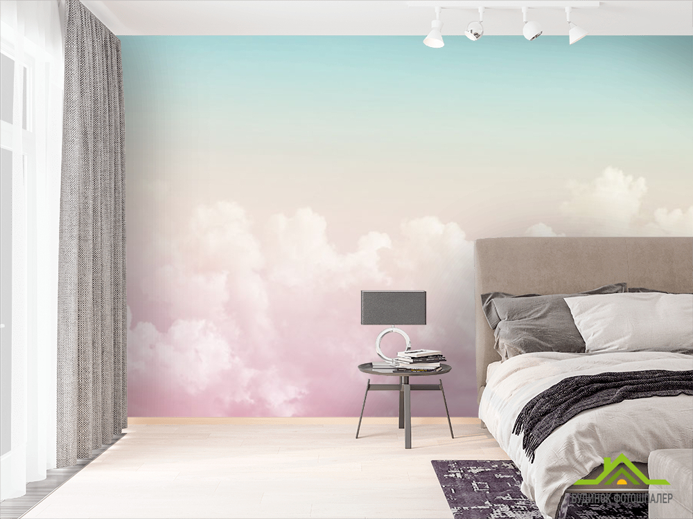 Фотообои Розовое небо