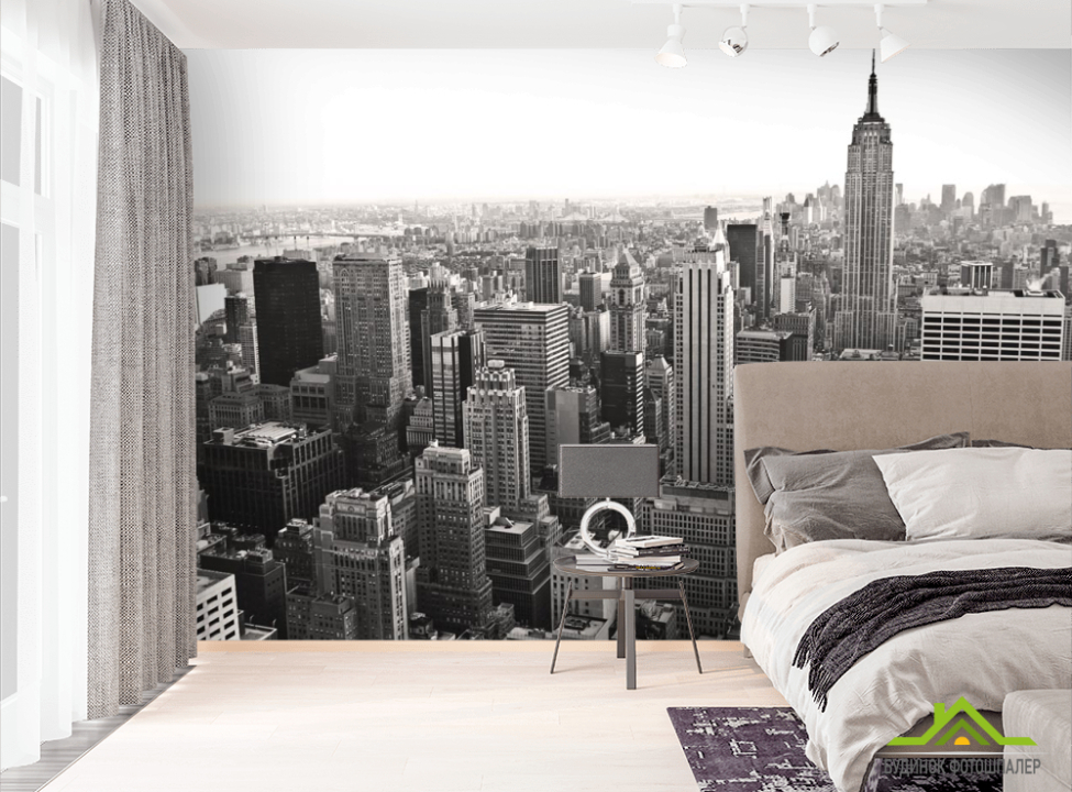 выбрать Фотошпалери Нью Йорк чорно-білий Фотошпалери Місто на стіну