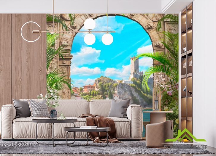 Фотошпалери Арка, замок