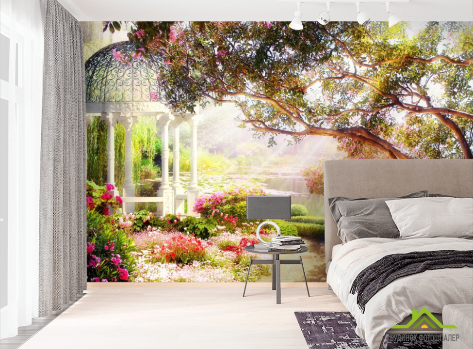 выбрать Фотообои Беседка Фотообои Фрески на стену