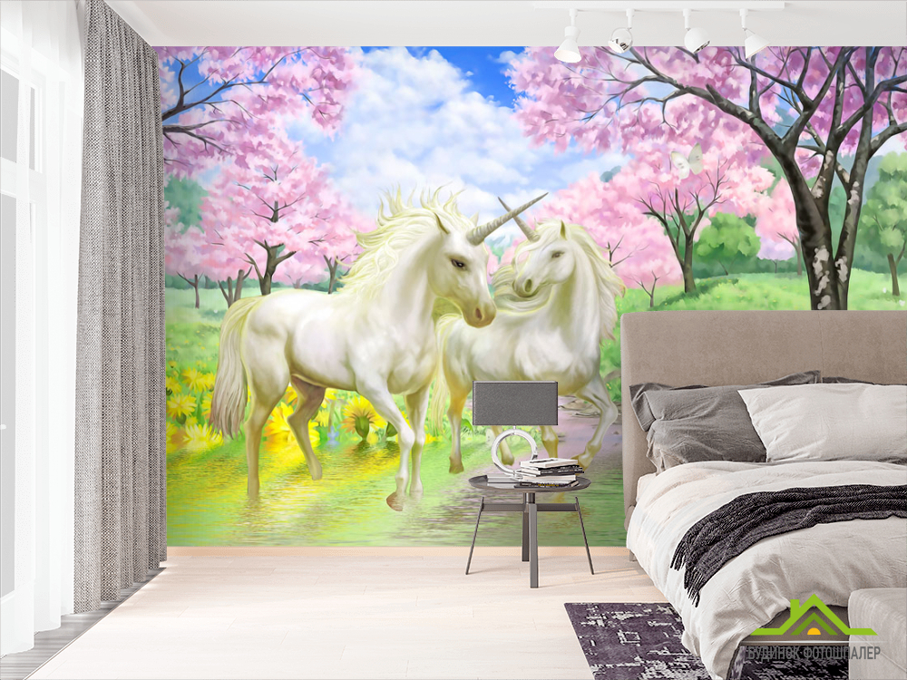 Фотообои Единороги детские