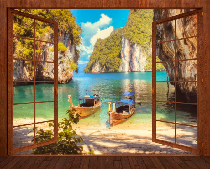 Фотошпалери Вид на берег