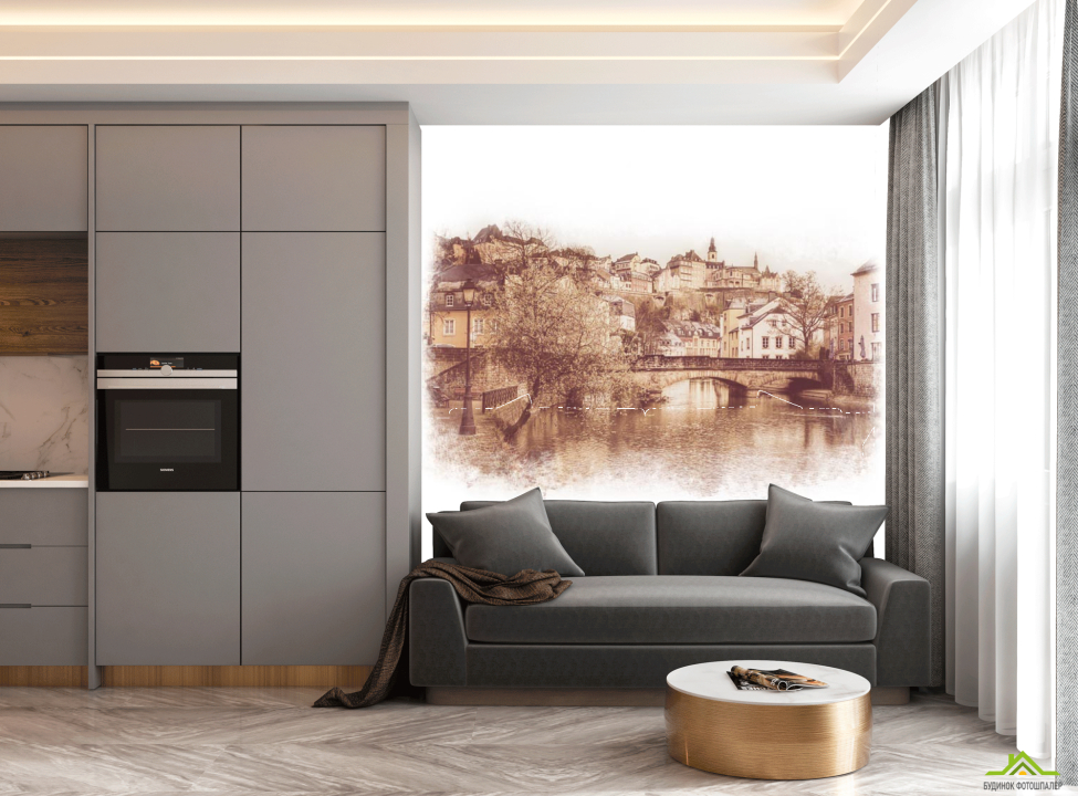 выбрать Фотошпалери Старе місто Фотообої на кухню на стіну