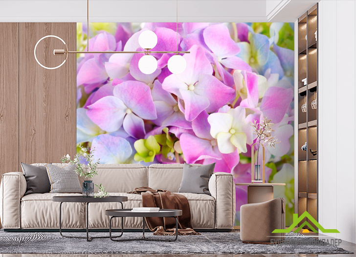 Фотошпалери Растрові квіти