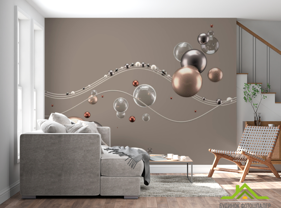 выбрать Фотообои шары Фотообои Хай Тек на стену