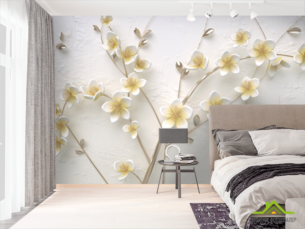 Фотообои Ветка керамической сакуры