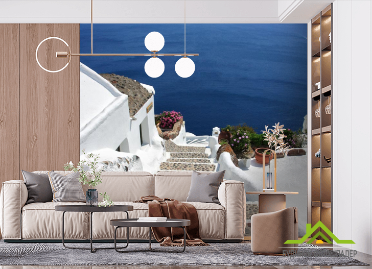 Фотообои Санторини Греция