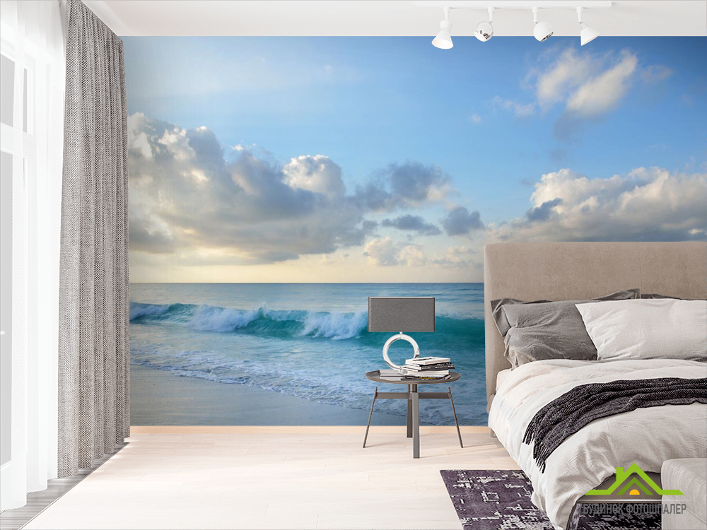 Фотообои Облака и волны