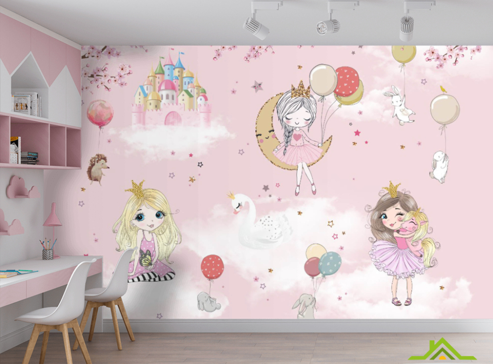 выбрать Фотошпалери принцеси для дівчинки Фотошпалери діти на стіну