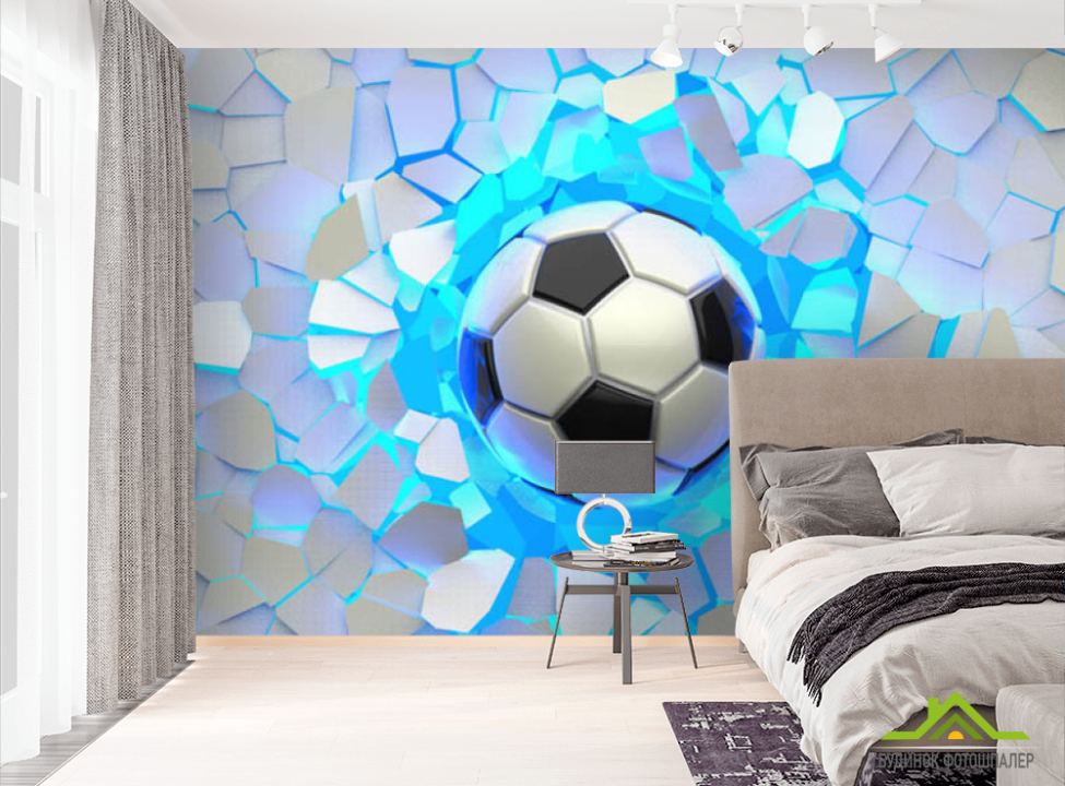 выбрать Фотошпалери футбольний м'яч Фотошпалери різні на стіну