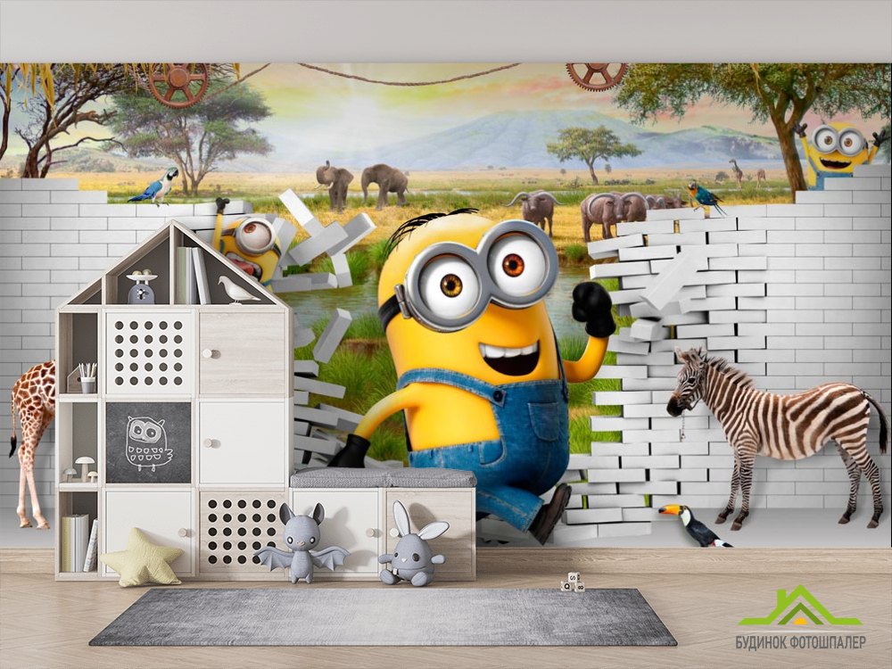 Фотообои Миньоны