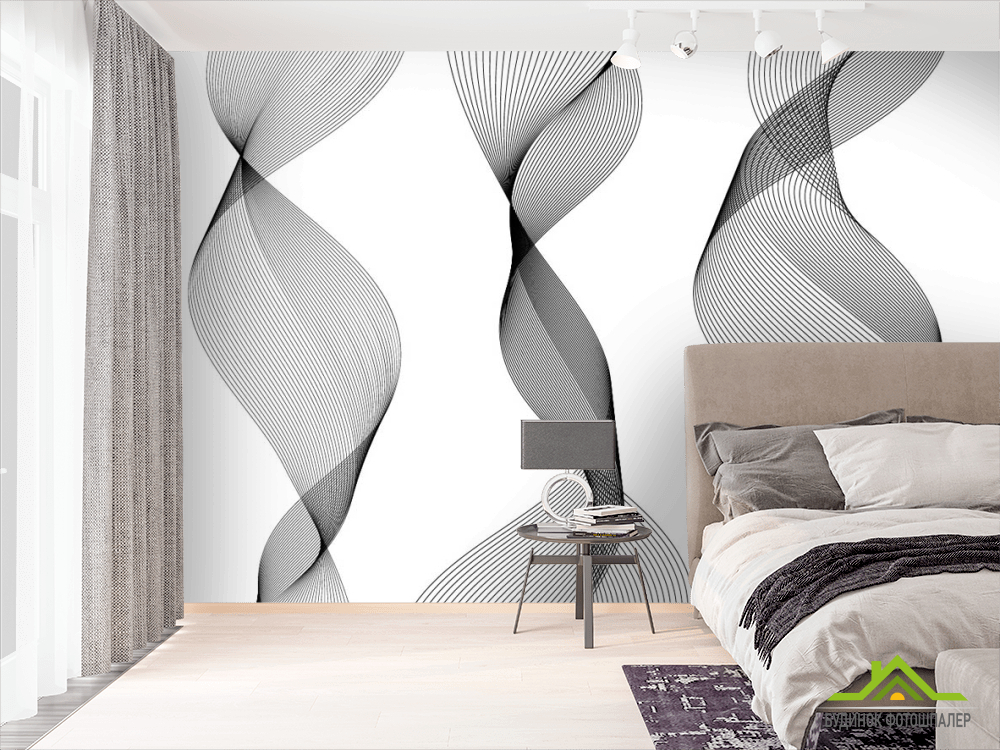 Фотообои в стиле Модерн, волны
