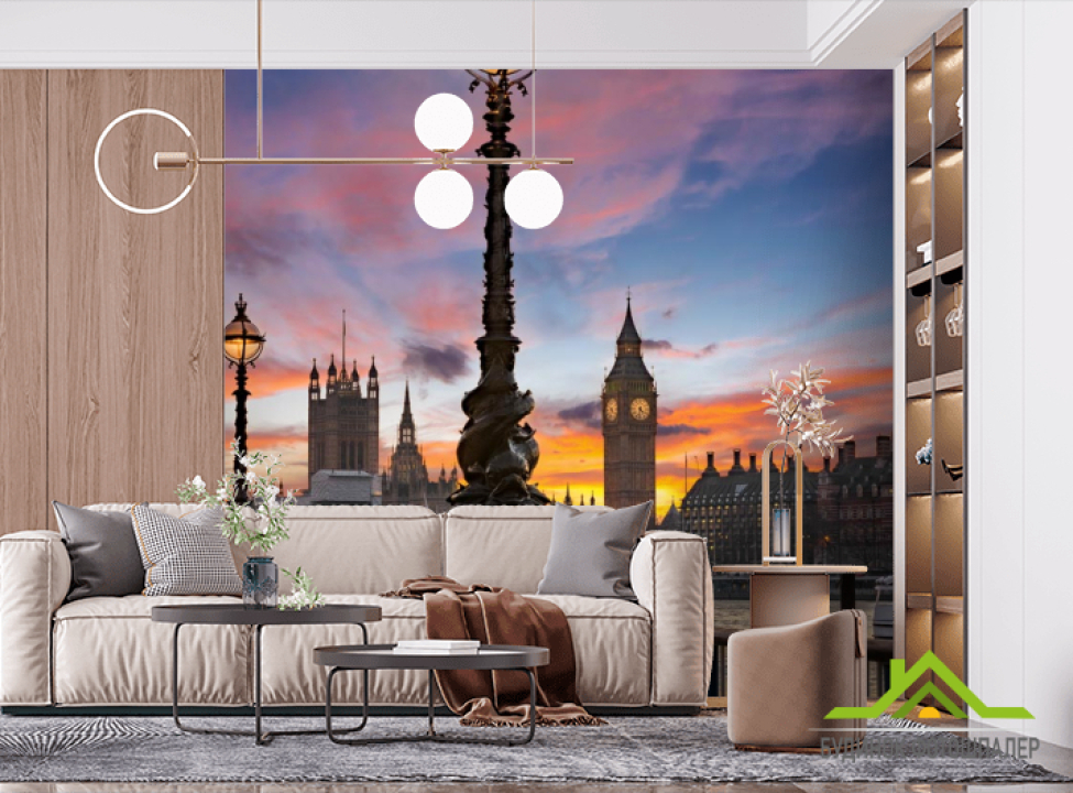 выбрать Фотошпалери ліхтарі в Лондоні Фотошпалери Місто на стіну